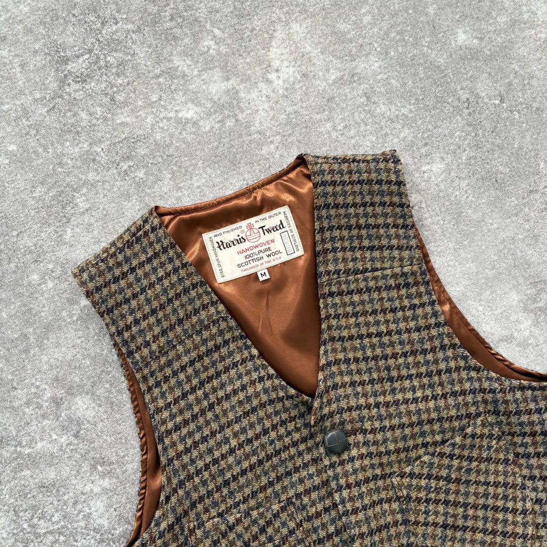 【Harris Tweed】 ハリスツイード ジレベスト ヴィンテージ (M)