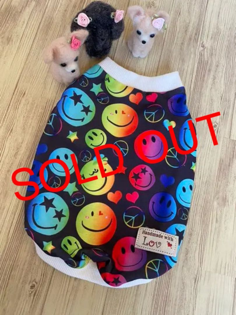 犬服 タンクトップ(M)  ꒡̈⃝Lily꒡̈⃝ハンドメイド