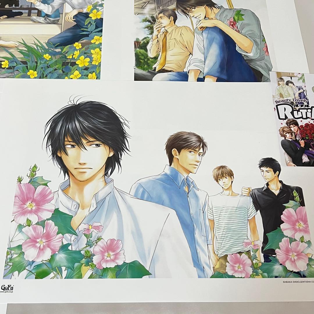 【レア】花は咲くか 複製原画 ルチル原画展 ポストカード付き アート グッズ