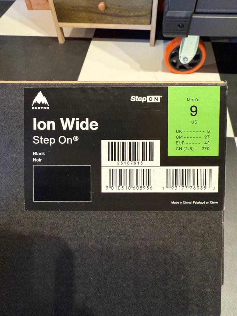 【美品】BURTON Ion Step On 27.0cmバートン ステップオン