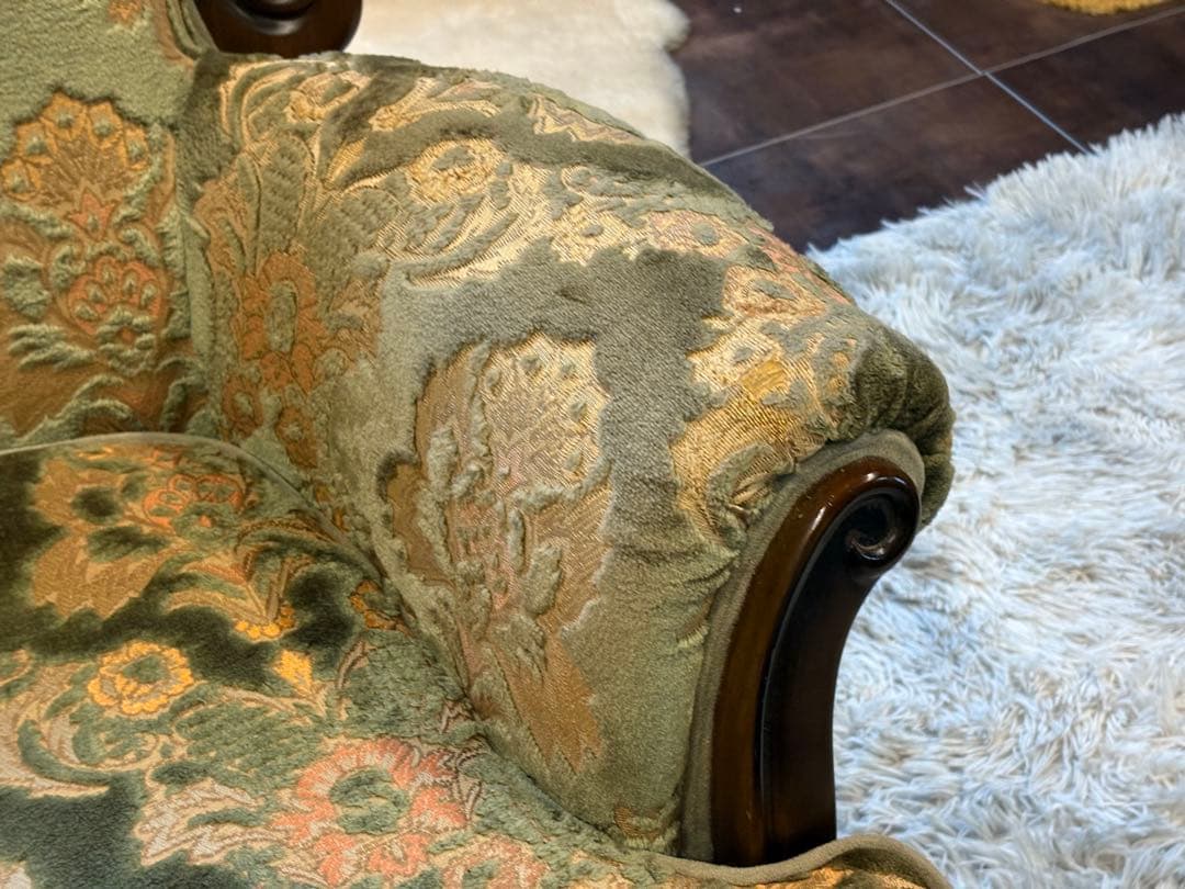 ① Wade様　マルニ木工 ビンテージソファ　1Pソファ　クラシック　SG