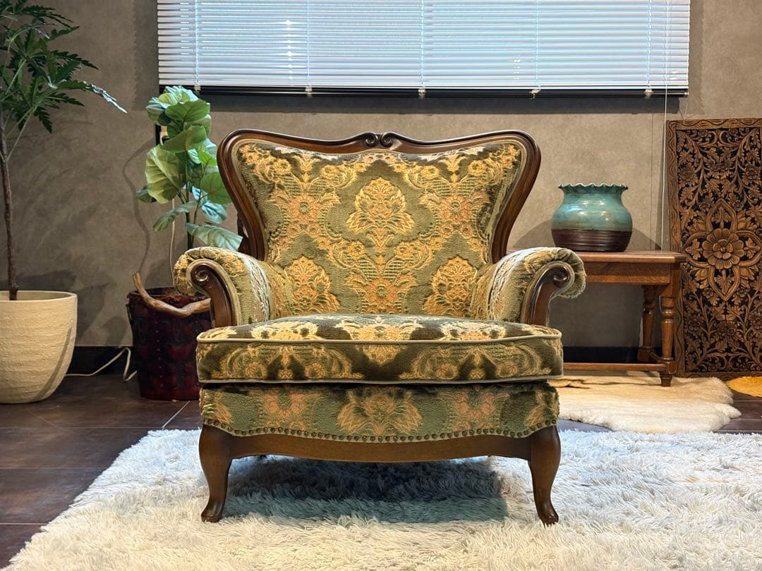 ① Wade様　マルニ木工 ビンテージソファ　1Pソファ　クラシック　SG