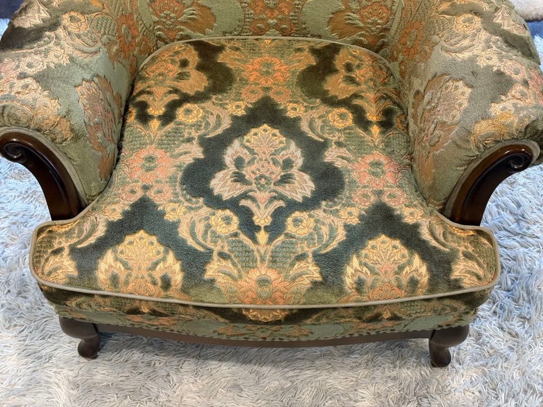 ① Wade様　マルニ木工 ビンテージソファ　1Pソファ　クラシック　SG