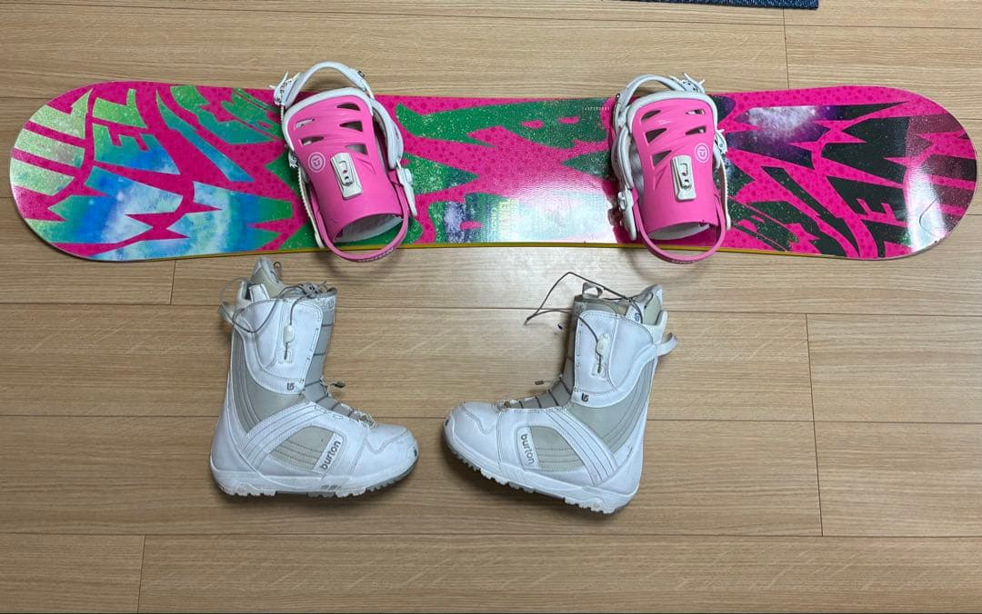 IGNIO BURTON レディース スノーボード3点セット イグニオ バートン