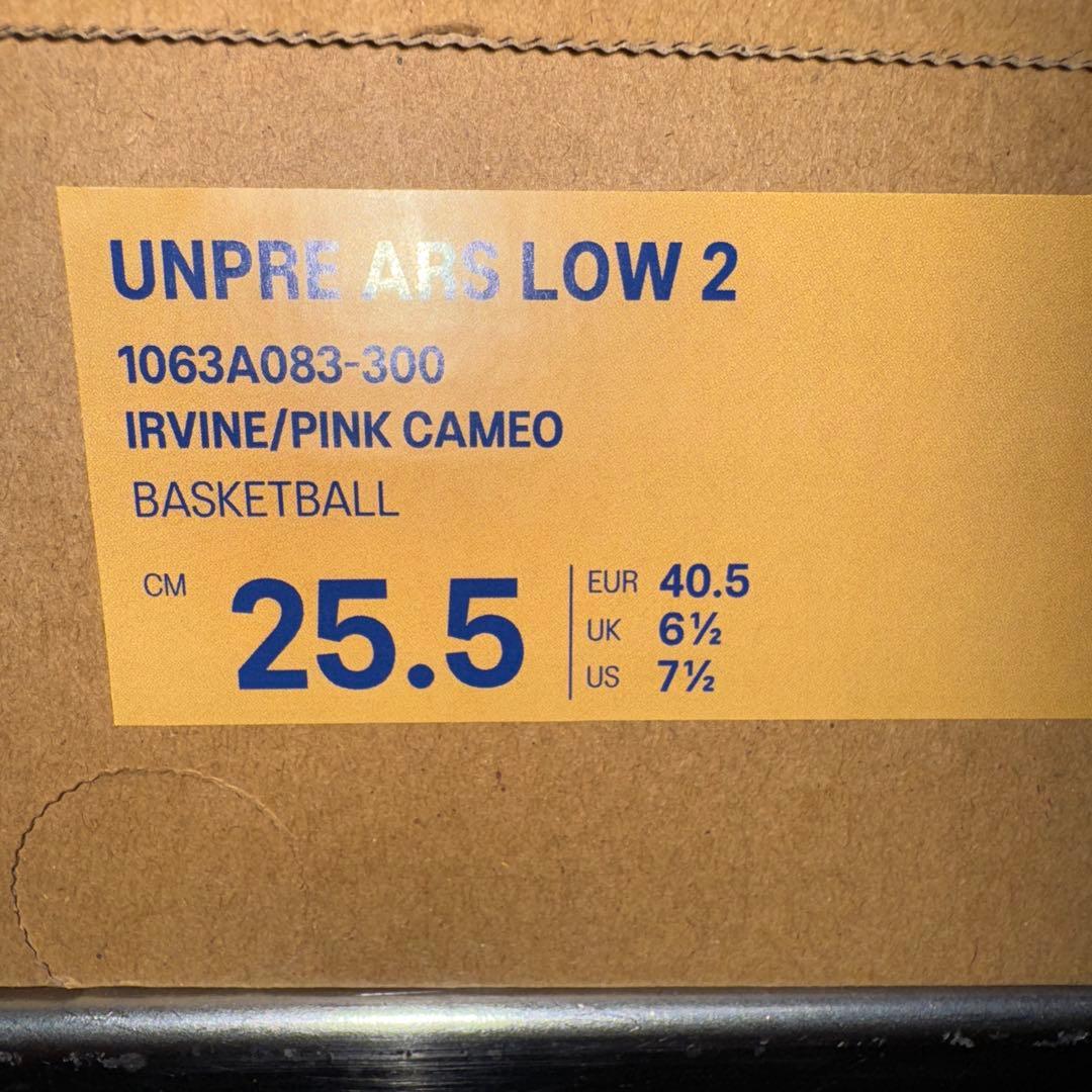 asics UNPRE ARS LOW2 アンプレアレスロー2 アシックス