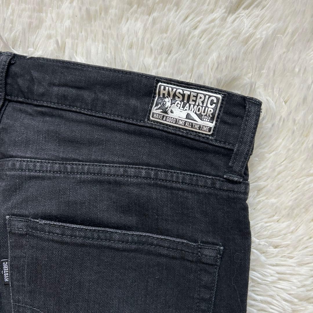 ヒステリックグラマー　デニムパンツ　ヴィンテージ加工　ブラック　W31 L32
