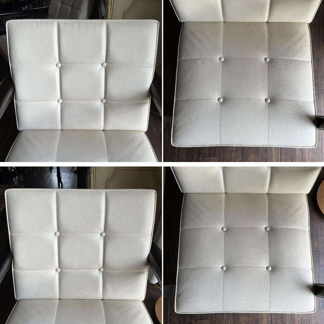 k258 カリモク60 Kチェア1シーター 2脚セット アームチェア アイボリー