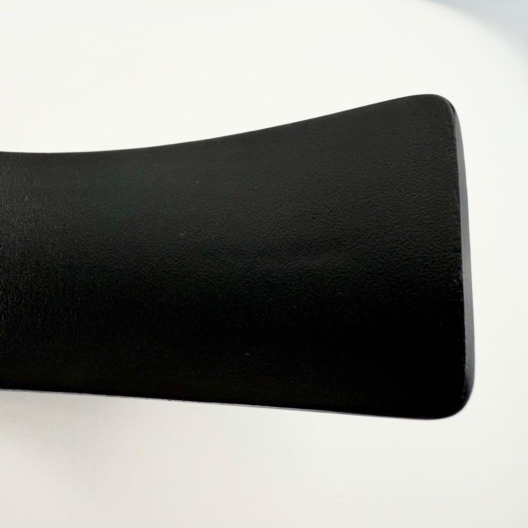 【美品】Dior Homme ブラックレザーベルト