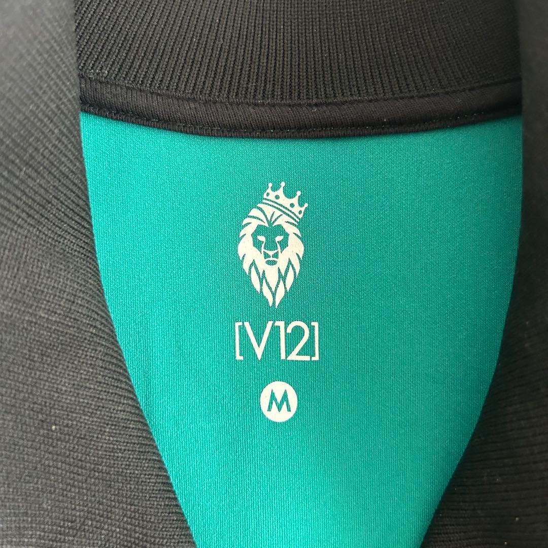 V12 ゴルフウェア ゴルフトップス ストレッチ素材 プルオーバー M b042