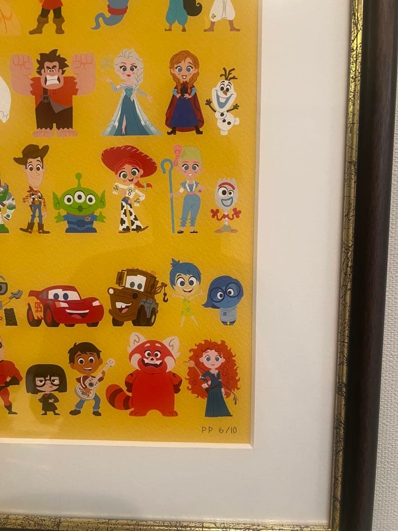 disney100周年　ディズニー絵画　世界限定100枚＋α