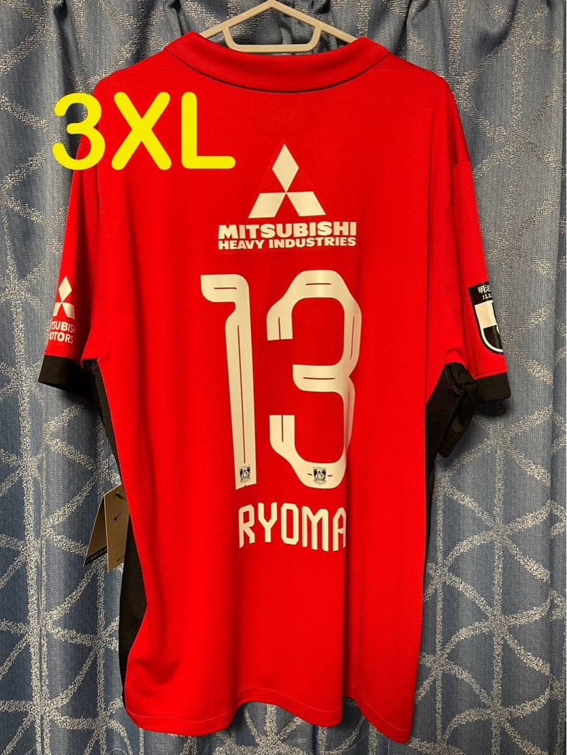 浦和レッズ ユニフォーム3XL 渡邊凌磨 13番　希少サイズ