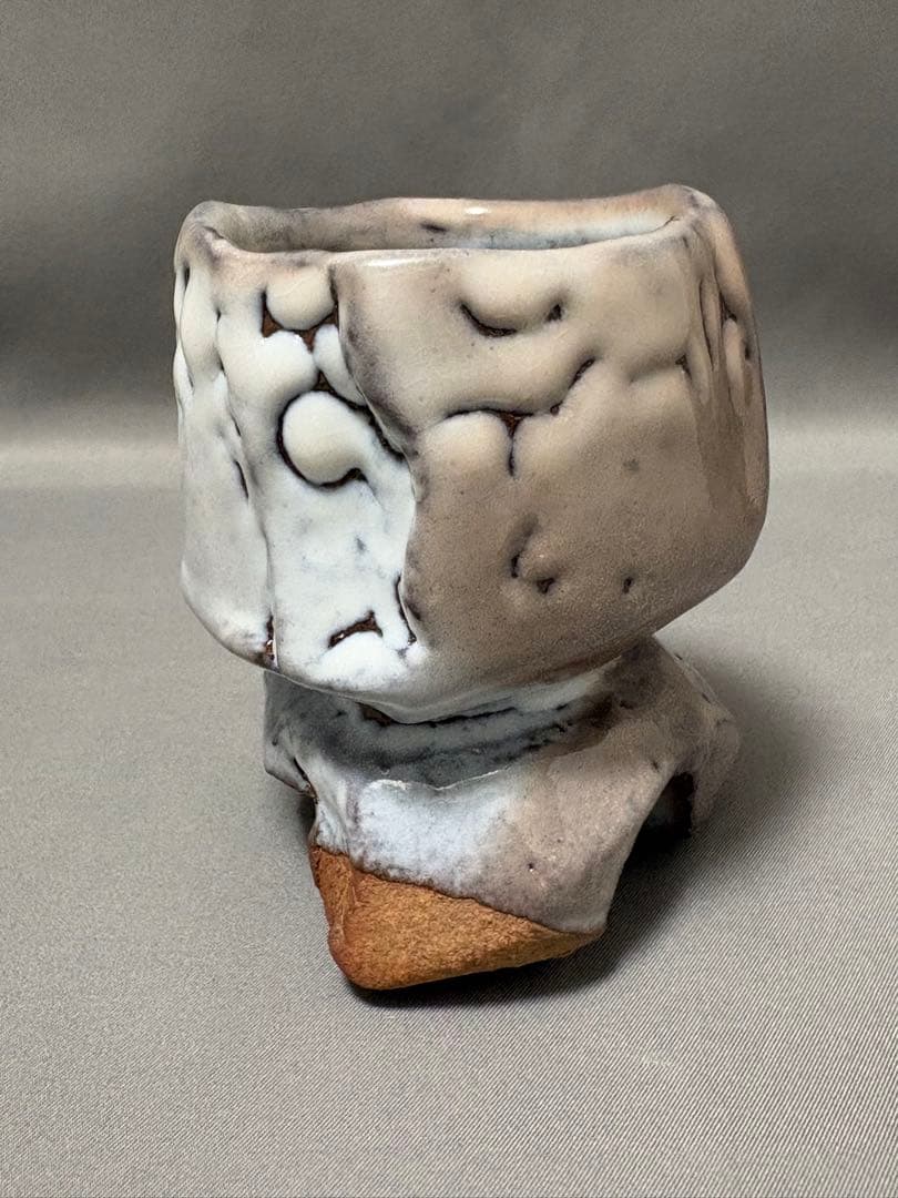 【値下】兼田昌尚　萩刳貫ぐい呑