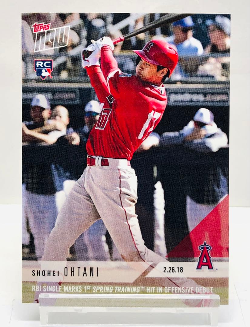 大谷翔平 2018 topps #ST-7 ルーキー オープン戦デビュー RC