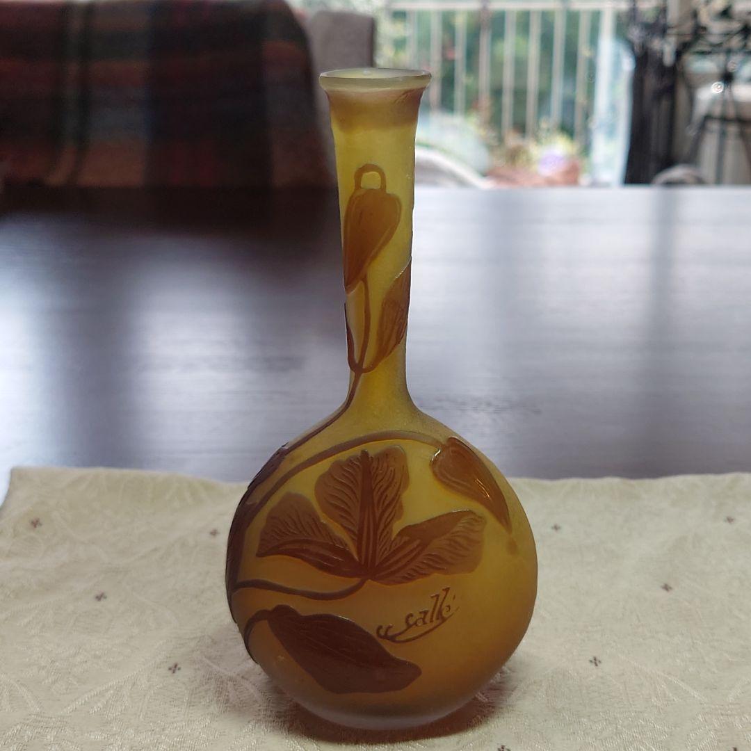 アンティーク　エミール ガレ 花瓶