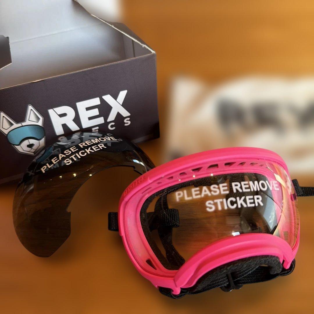 【犬用ゴーグル】REXSPECS （xs） ピンク