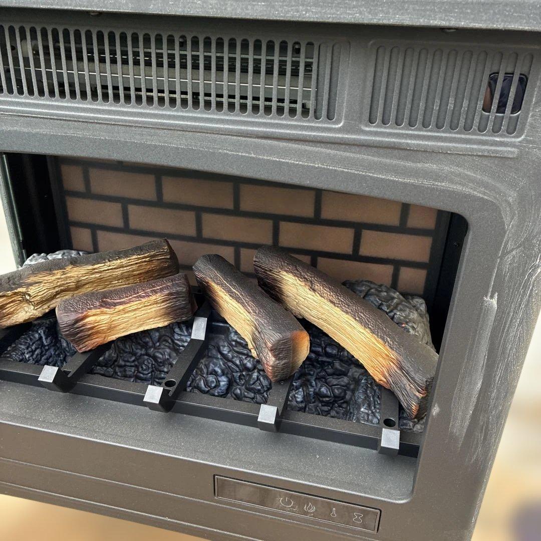 QVCジャパン　フェイク暖炉型　電気ファンヒーター　DFI-5010-01