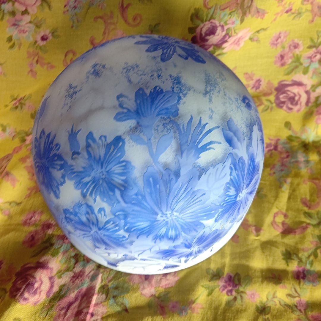 被せガラスのルームランプ 25.5cm