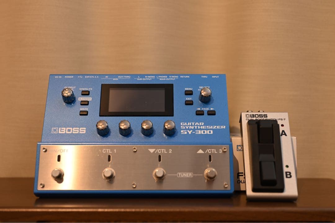 ギター BOSS SY-300 & FS-7