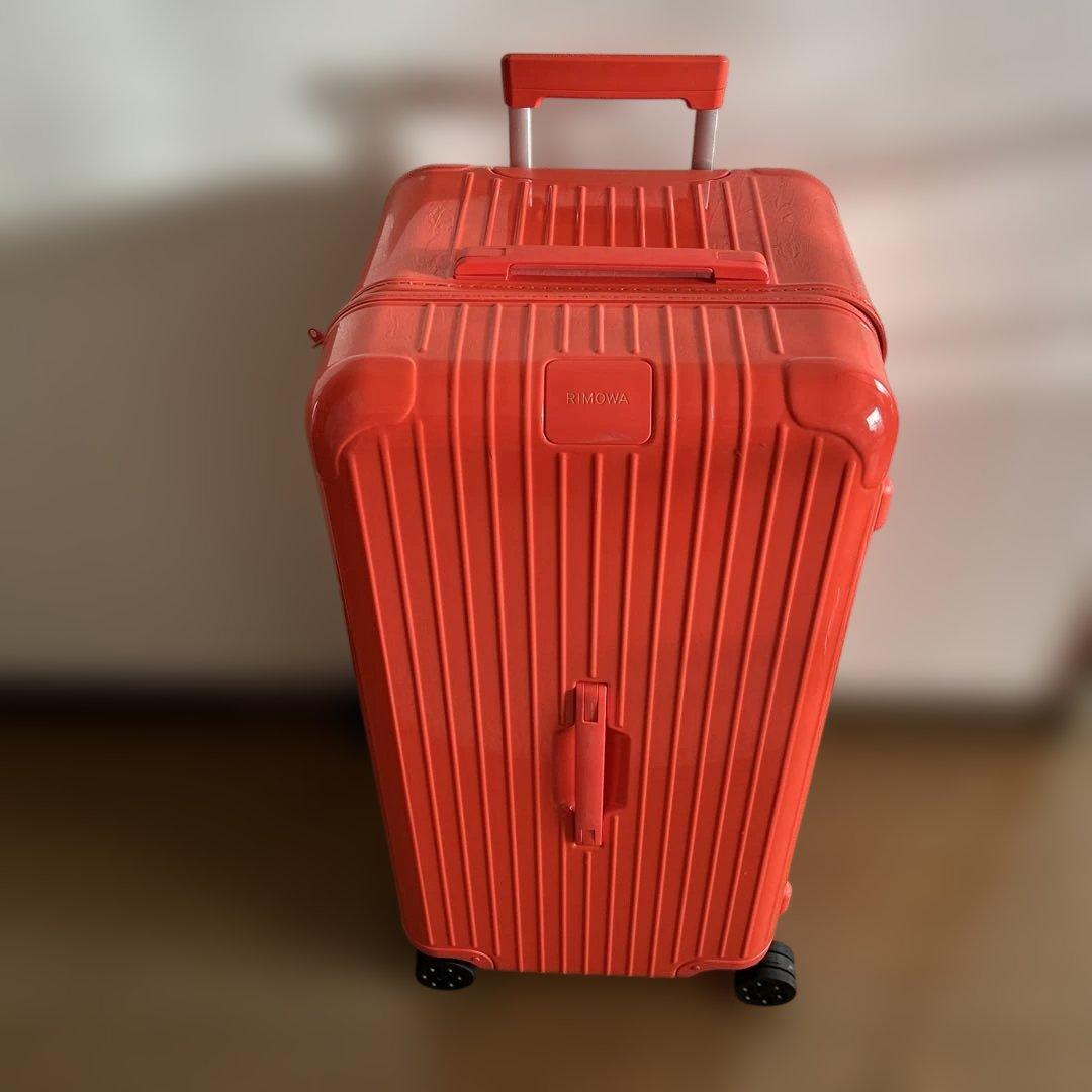 超美品リモワトランクプラス　オレンジ 1度使用