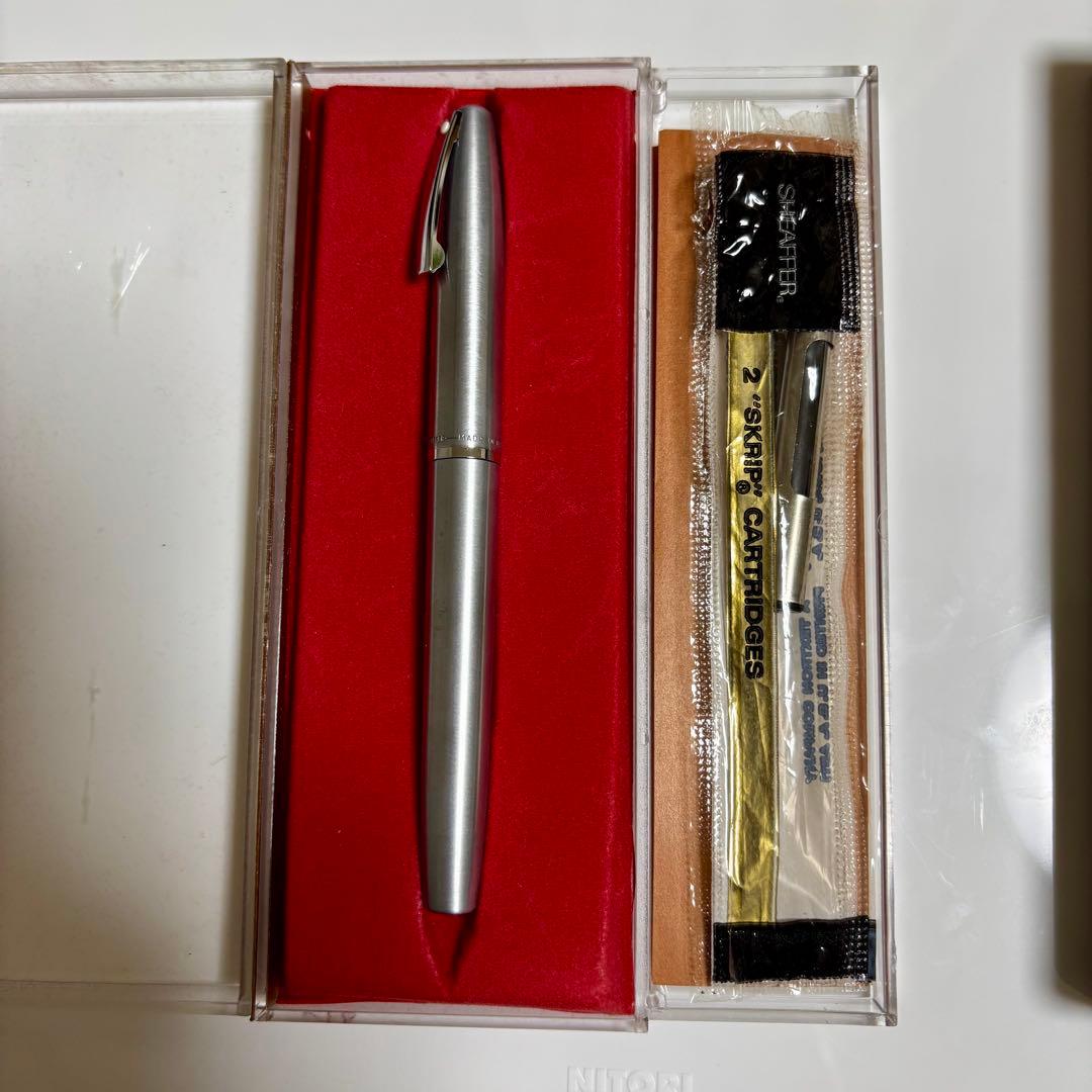【希少・当時物】シェーファー タルガ スリム 万年筆 専用コンバーター・ケース付