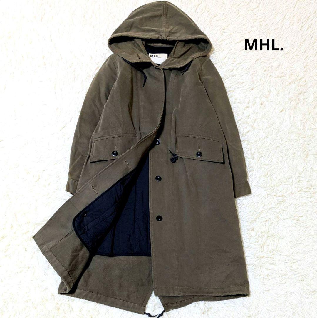MHL. モッズコート マーガレットハウエル ライナー カーキ S