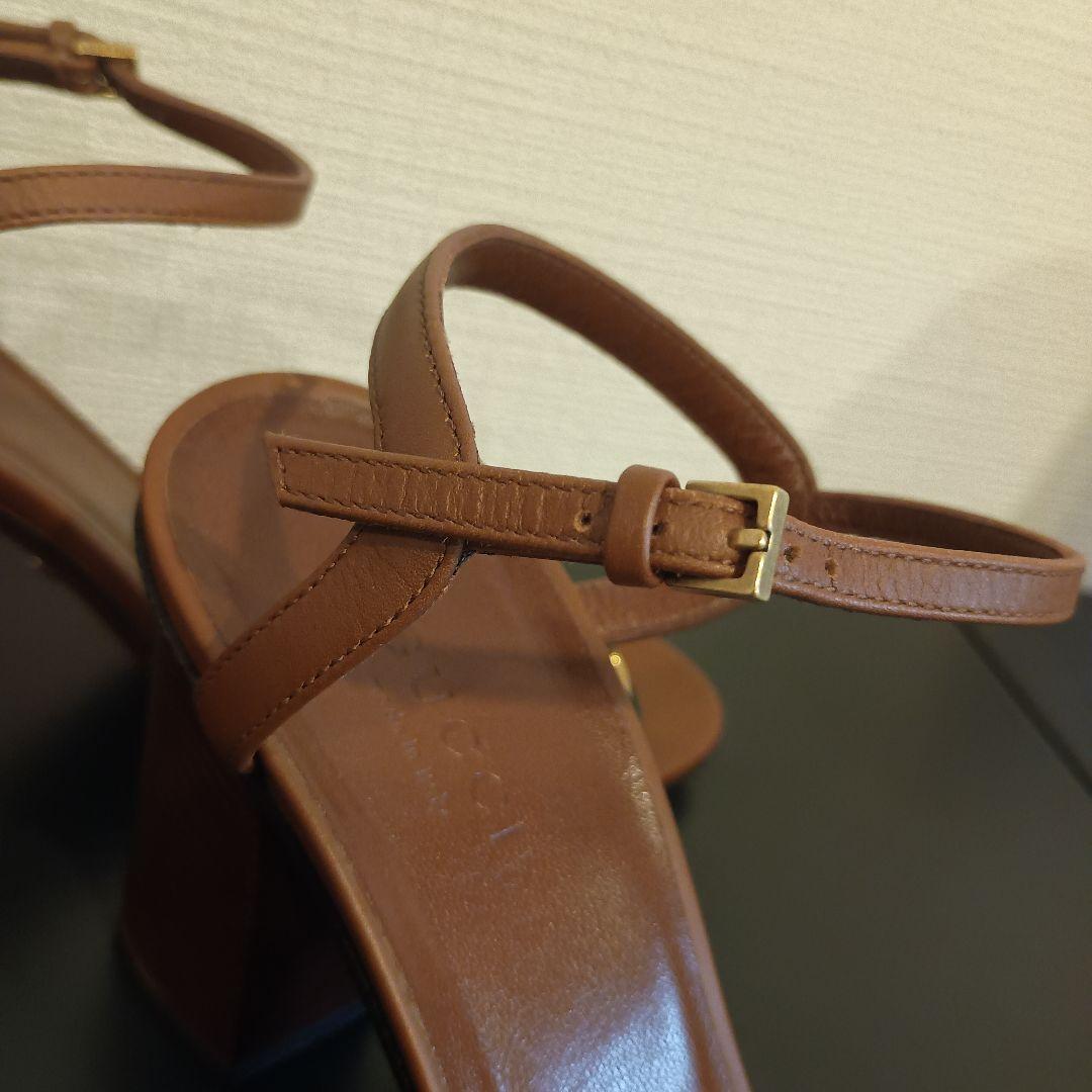 GUCCI グッチ サンダル シェリーライン ホースビット 37.5