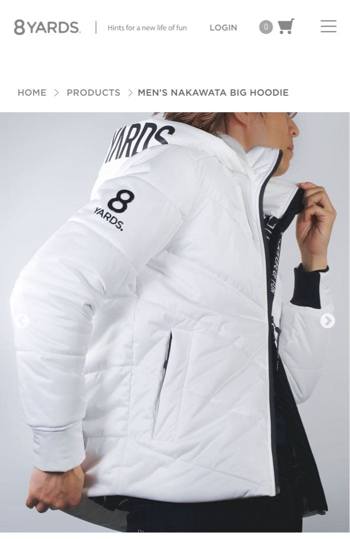 メンズウェア 8 YARDS. Nakawata BIG HOODIE