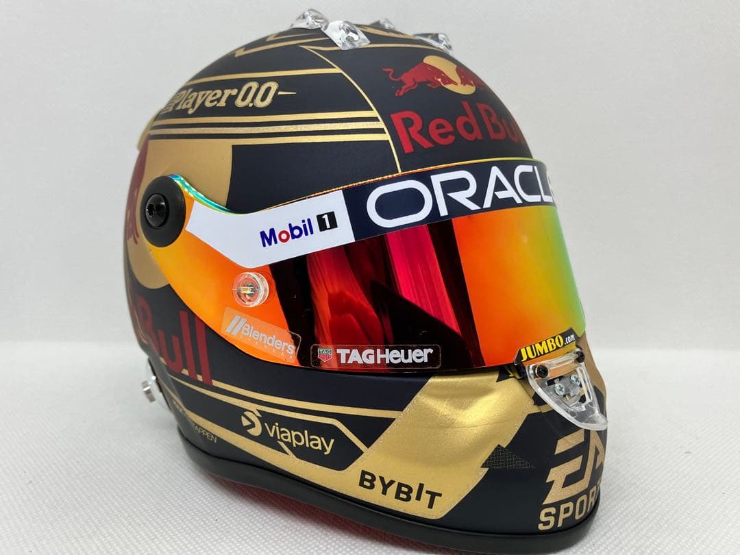★1/2 ヘルメット★M.フェルスタッペン★2023 F1ワールドチャンピオン★