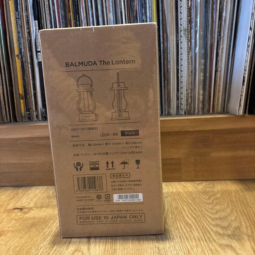 BALMUDA The Lantern バルミューダ　ブラック　新品未開封