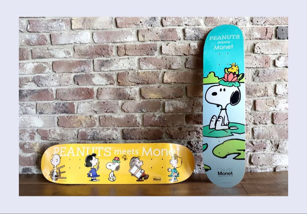 PEANUTS meets Monet スケートボードデッキ