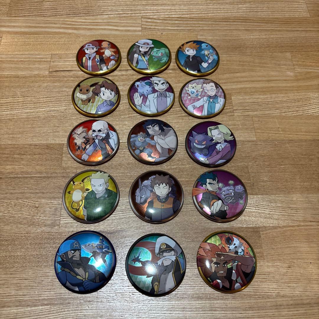 【御三家セット】ポケットモンスター 缶バッチコレクションカントー編　15枚セット