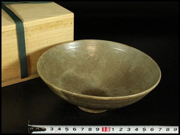 中国美術 内花紋 碗 φ17cm(K-LC484)