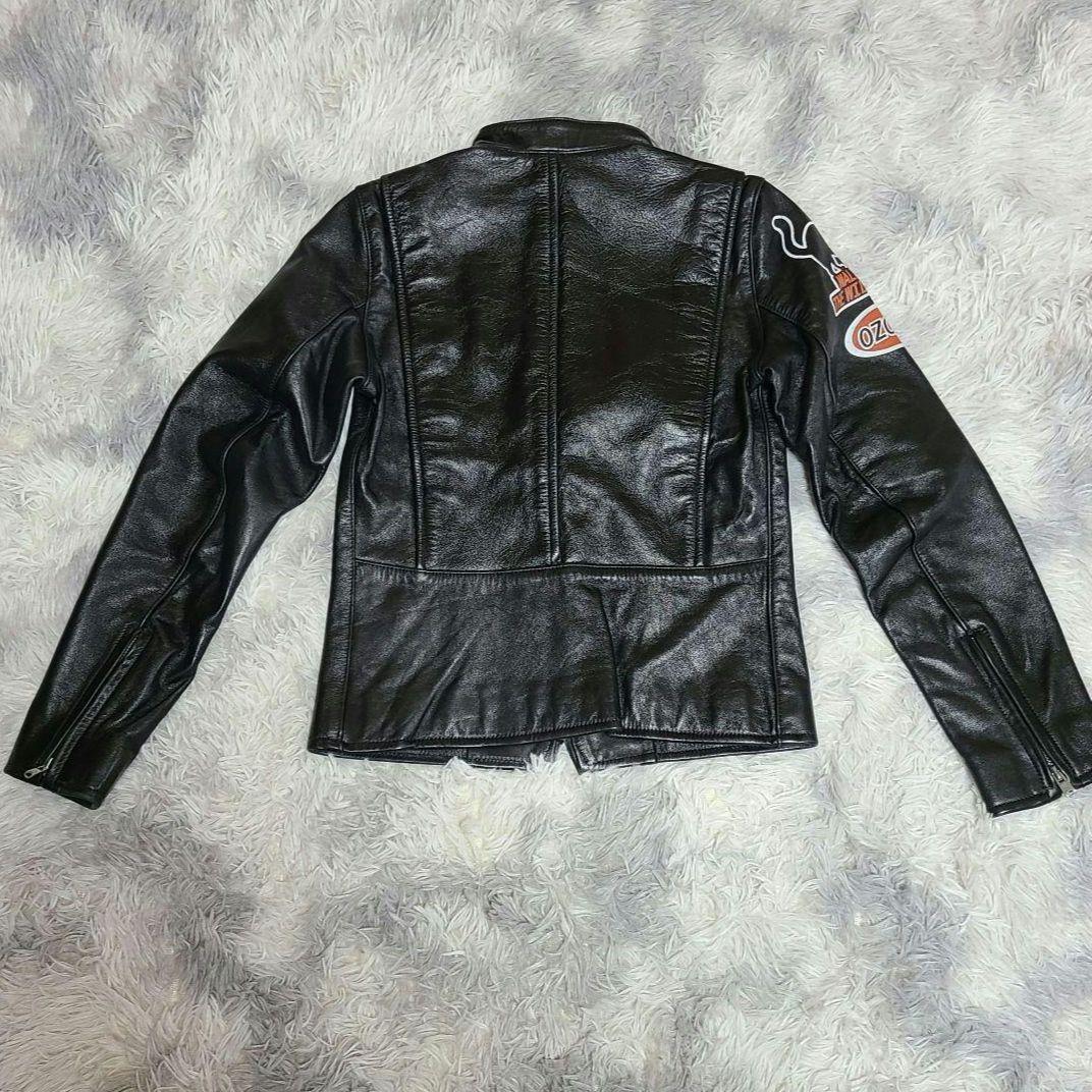 希少✨ オゾンコミュニティ シングル ライダース ジャケット 牛革 ヴィンテージ