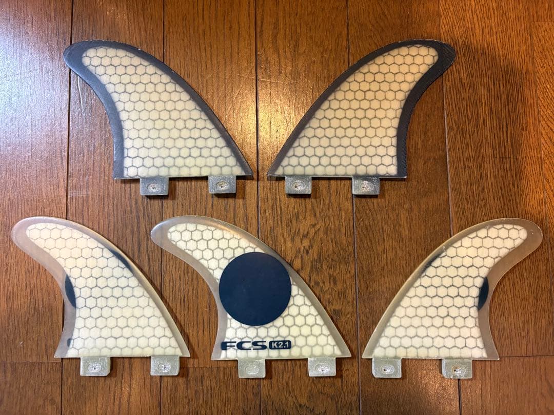 FCS K2.1 サーフボードフィン 5枚セット