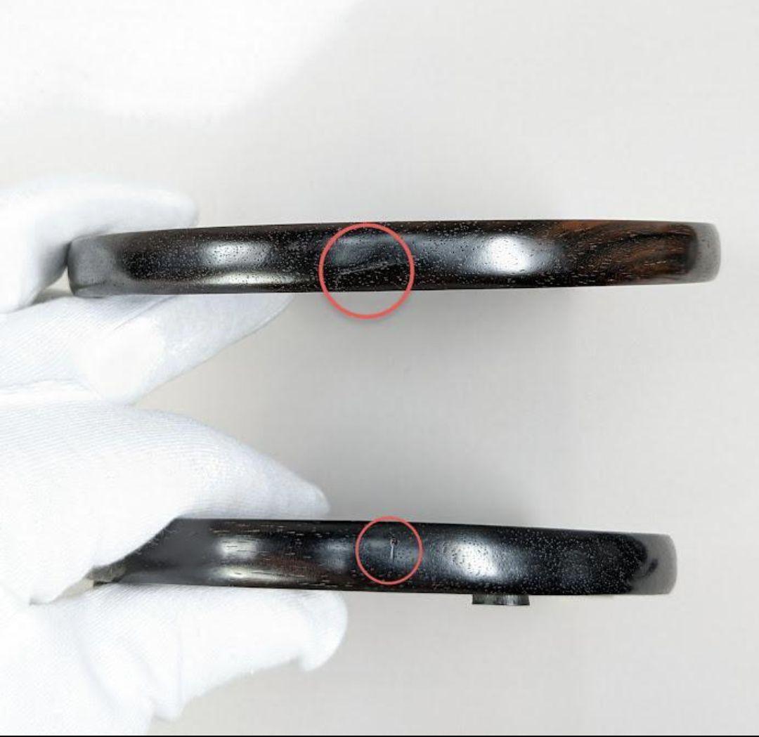 未使用　漆硯（しっけん）　蓋は古紫檀に拭き漆技法　盛絵漆　伝統美術工芸　題：春宴