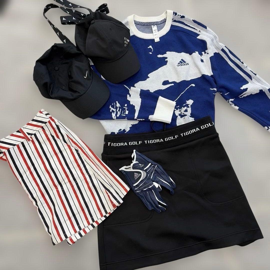 adidas アディダス　ゴルフウェア　レディース　ニット新品未使用　上下セット