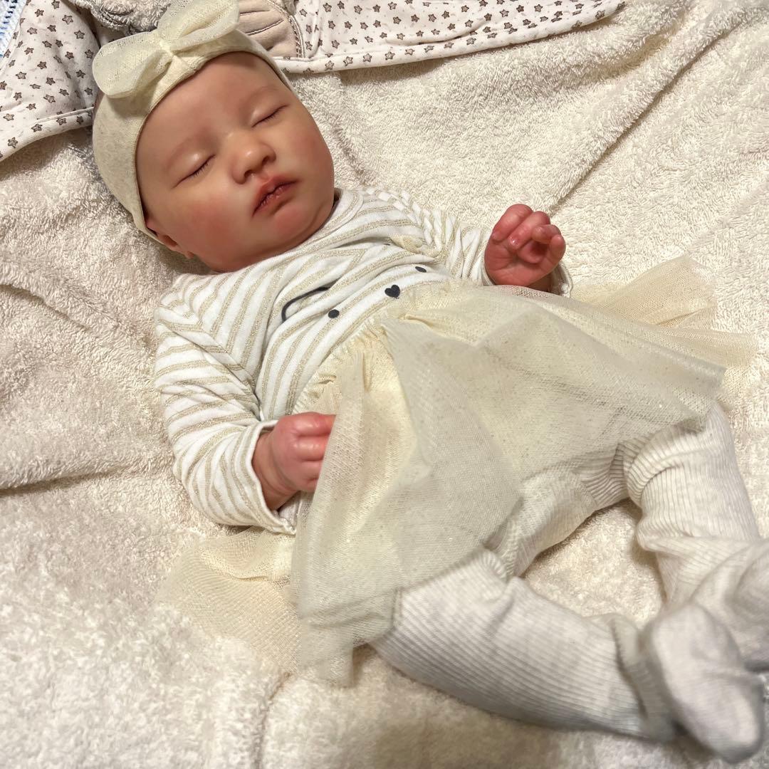 寝んねの赤ちゃん( ᵕᴗᵕ )✩⡱リボーンドール