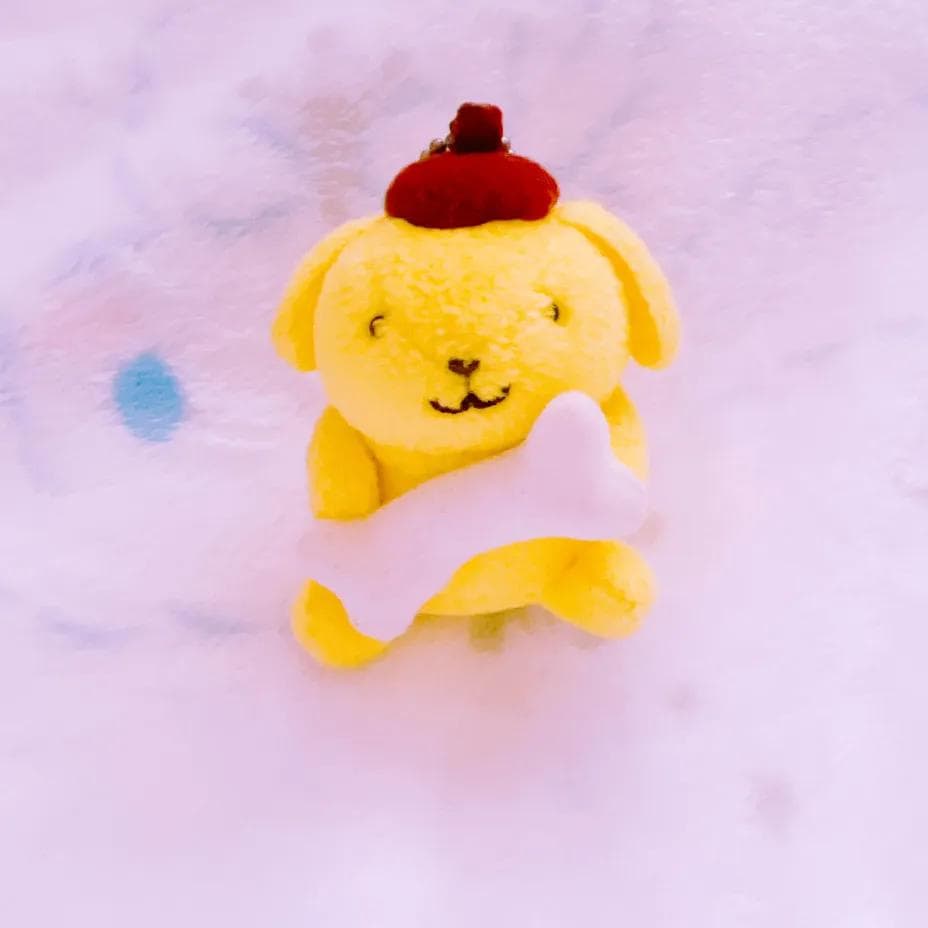 レア　ポムポムプリン　エイコー　マスコット　ぬいぐるみ　キーホルダー　1999年