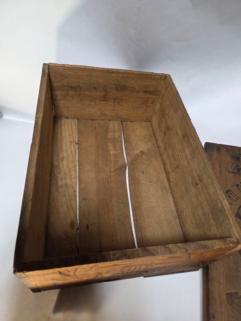 珍品、　アサヒビール木箱　蓋付き　アンティーク