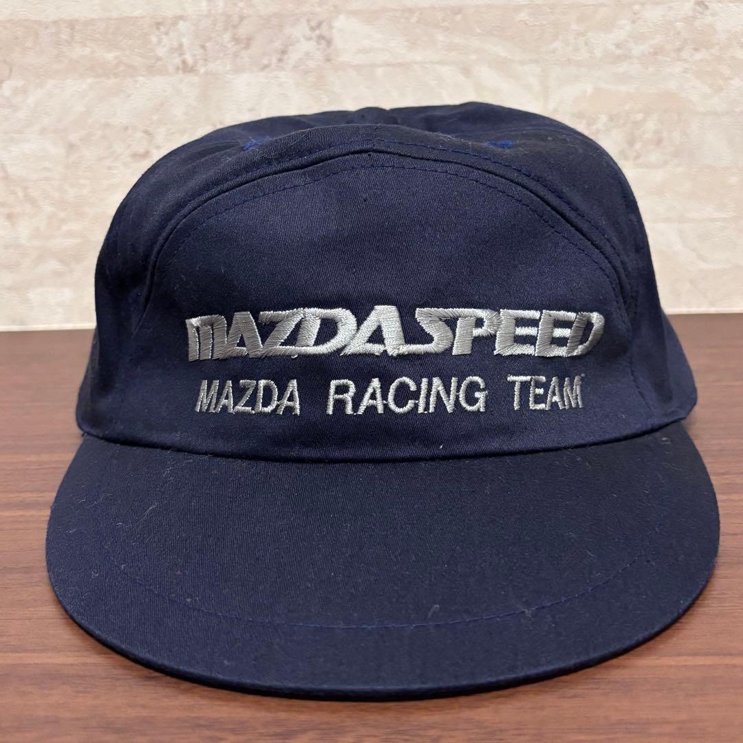 MAZDASPEED　マツダレーシングチーム　キャップ　日本製　ネイビー