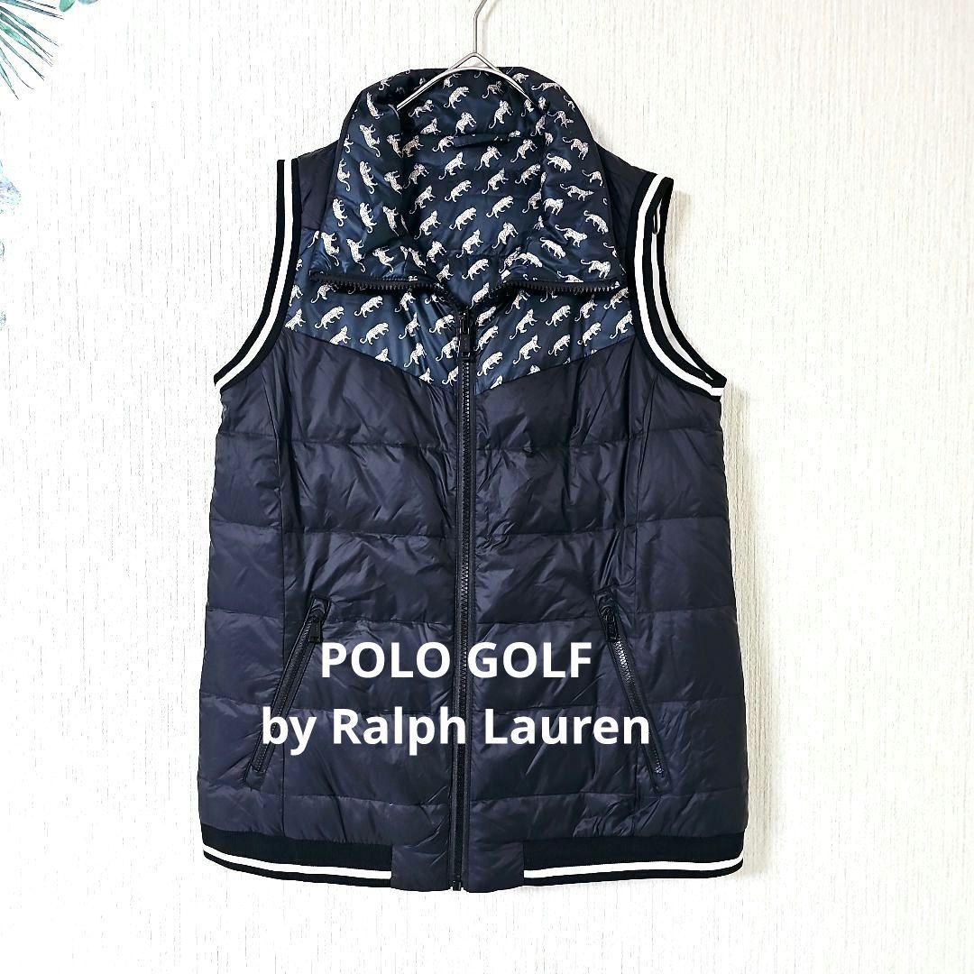 【POLO GOLF by Ralph Lauren】豹柄ベスト リバーシブル