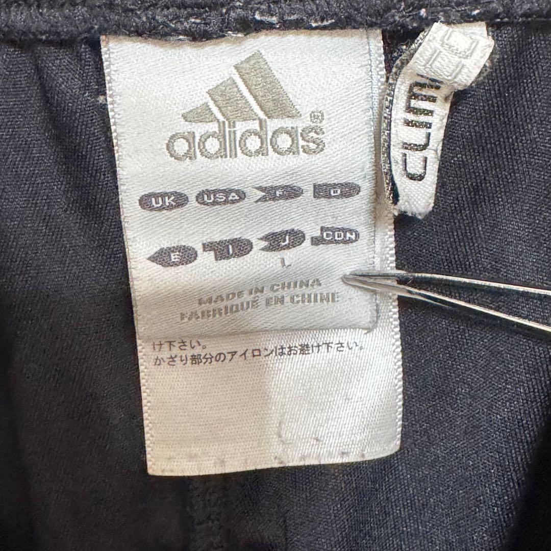 adidas ブラック 長袖シャツ ショーツ セット