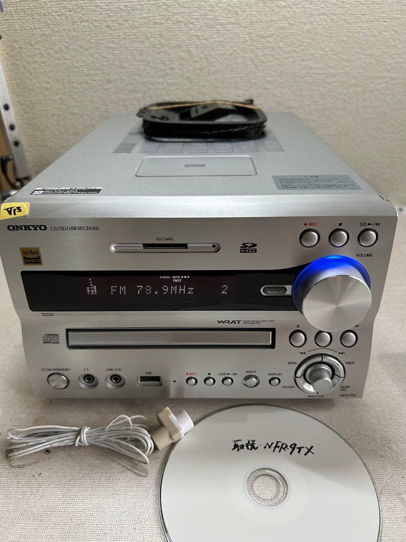 V13 整備ONKYO NFR-9TX ハイレゾ CD/SD/USBレシーバー