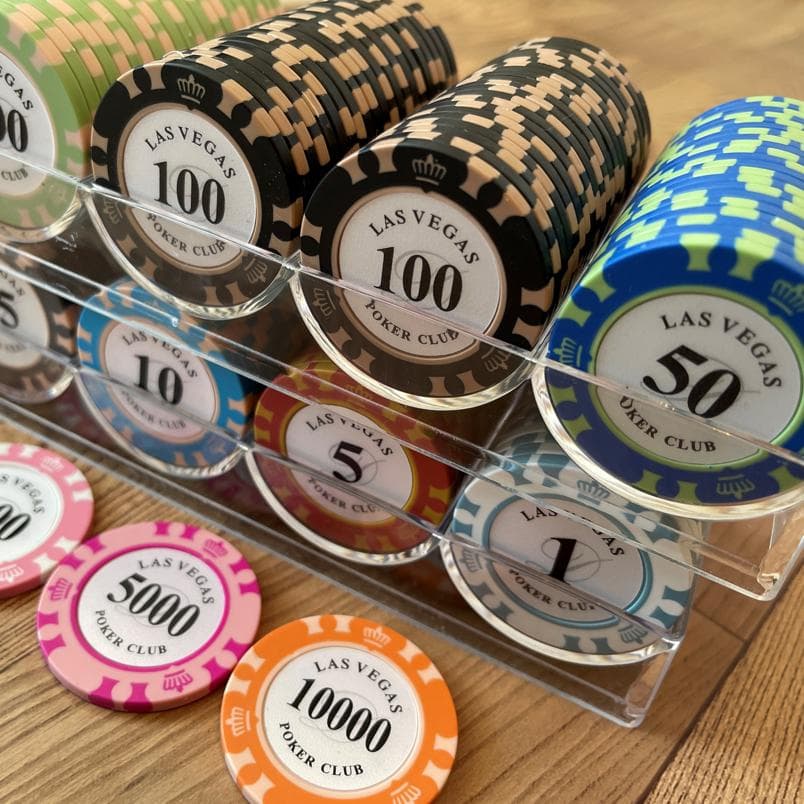 【早い者勝ち】新品 200枚 セット ポーカーチップ カジノチップ ラスベガス