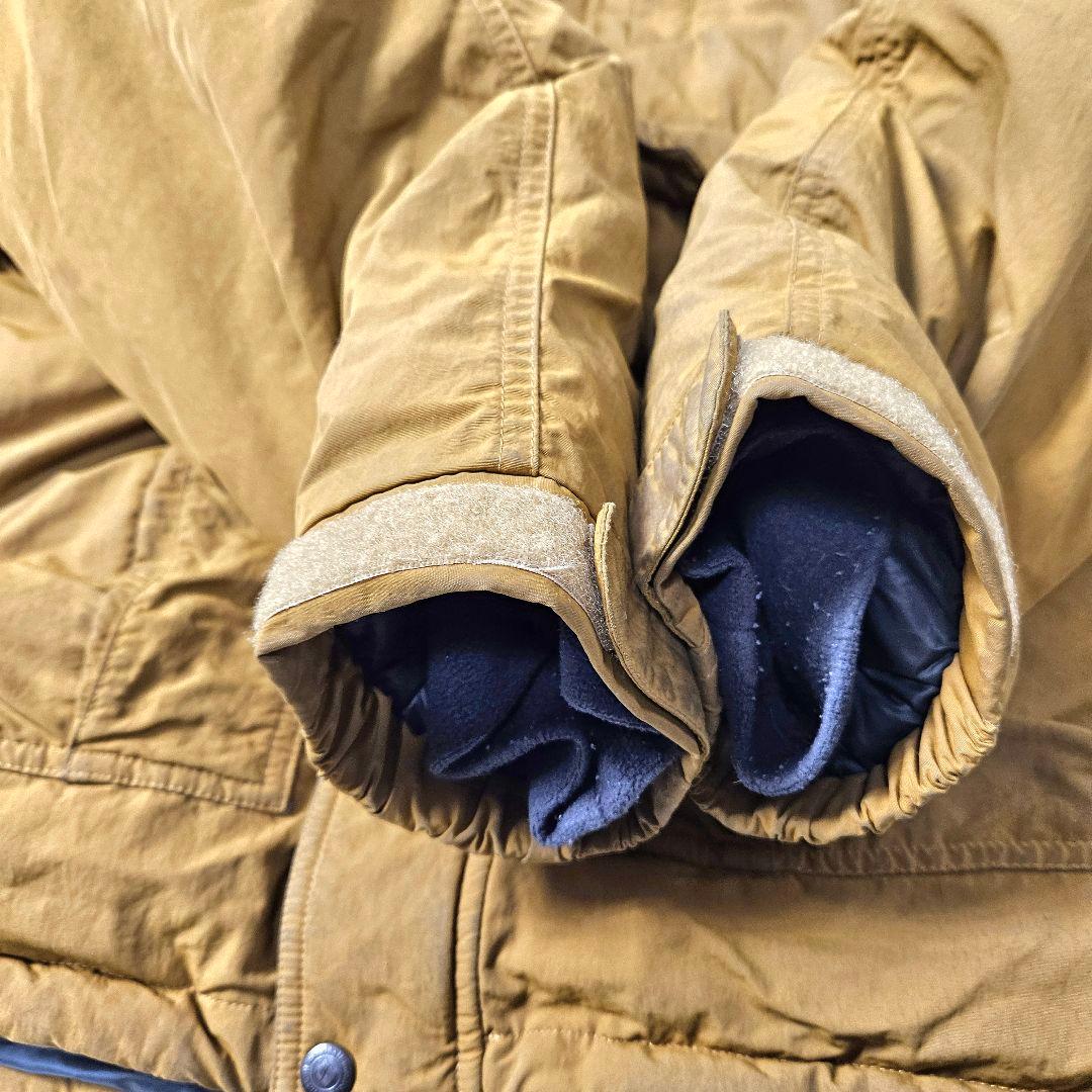 【極暖】モンベル　ローガンダウンパーカ イエロー　ファー欠品　1101446