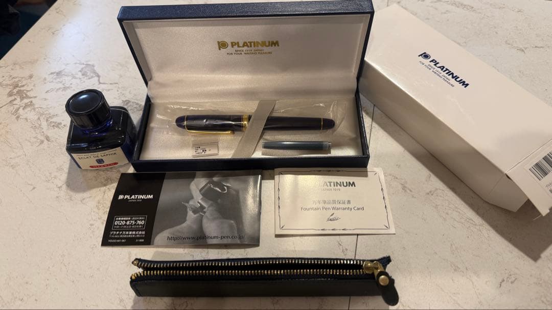 プラチナ万年筆 #3776センチュリー シャルトルブルー　その他