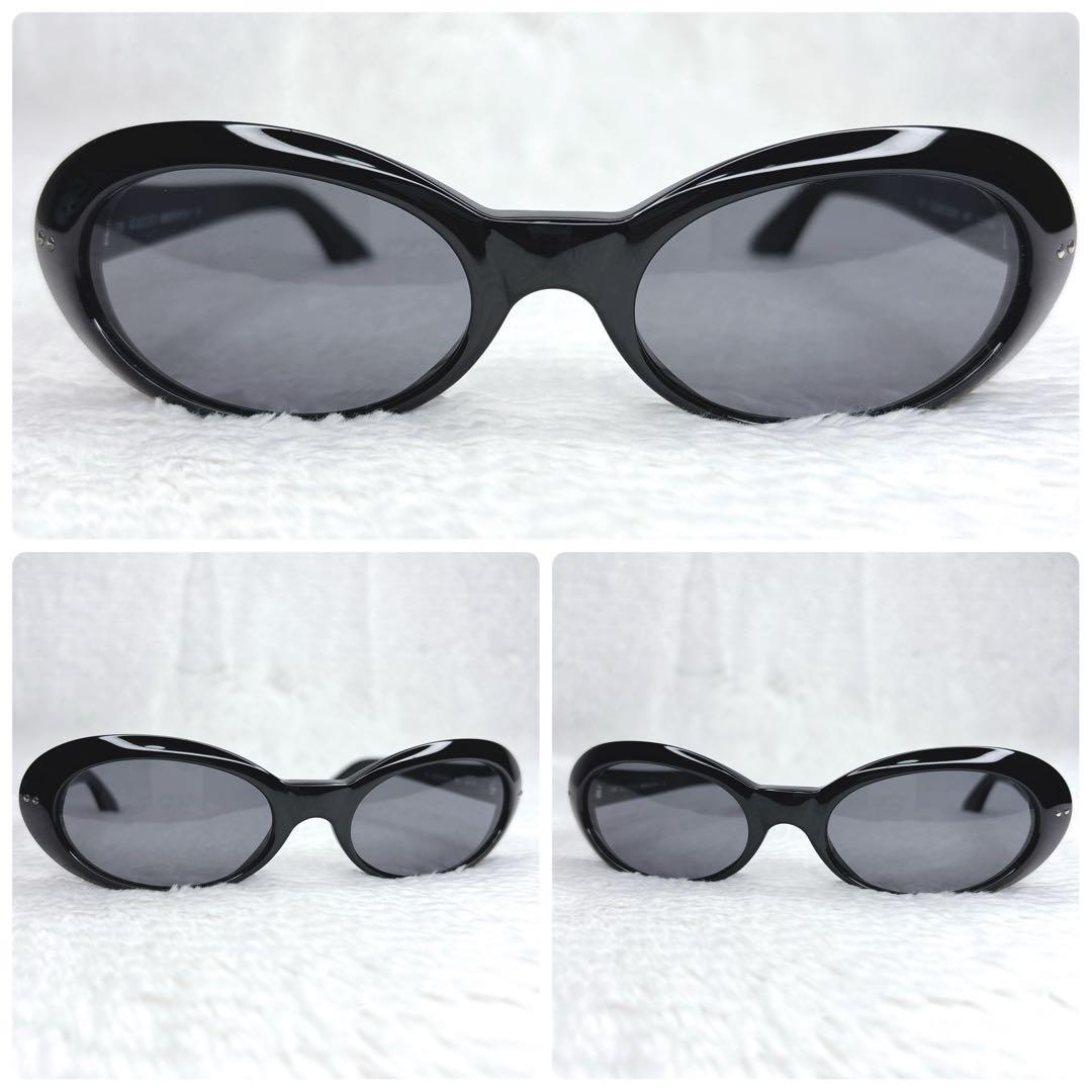 GUCCI archive シルバーサイドロゴ　サングラス　y2k