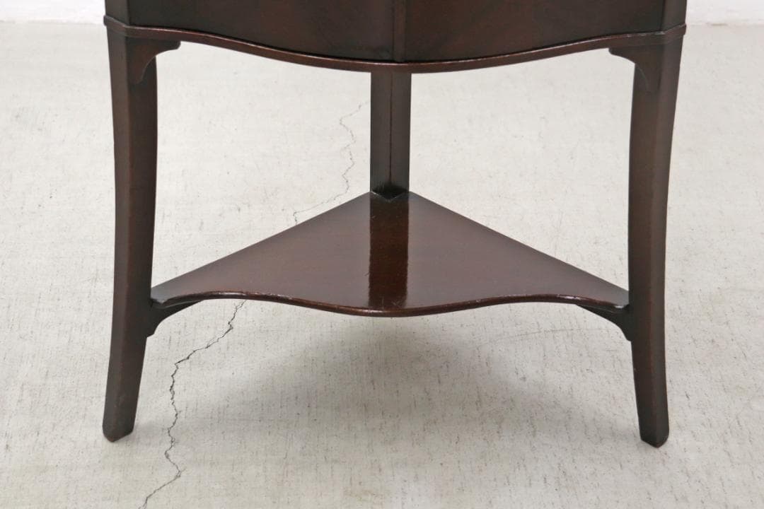 英国 イギリス ヴィンテージ マホガニー クラシカル コーナーキャビネット 収納