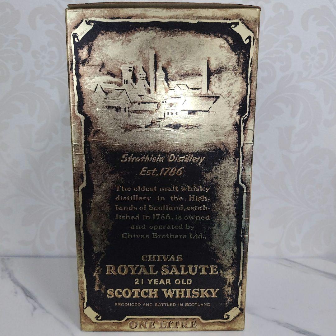 未開栓CHIVAS  SALUTE21年スコッチウイスキー1㍑