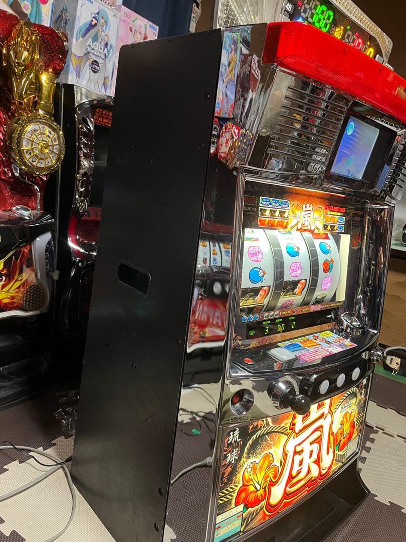 NET 4号機 沖縄サイコー嵐 超美品 オートプレイ可 データカウンター付き